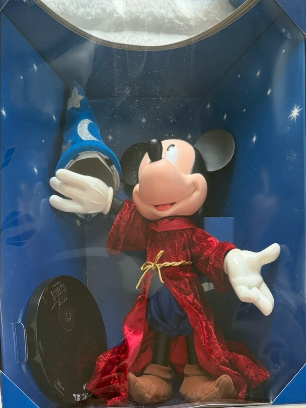 1999 Mattel Disney Fantasia 2000 Sorcerer Mickey Mouse Doll NIB 25625